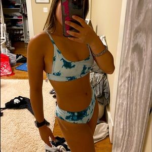 SHEIN Tie-Dye Bathing Suit Size S